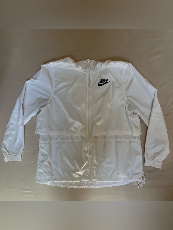 Nike Jackets & Blazers - Nike Windbreaker Jacket Size Large White Full Zip